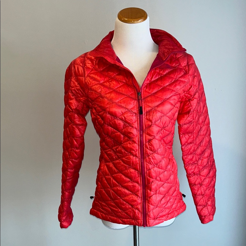 The North Face Quilted Lightweight Jacket Red / Fuchsia S/P EUC